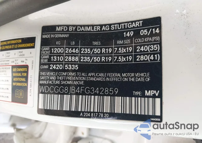 WDCGG8JB4FG342859: 43334678