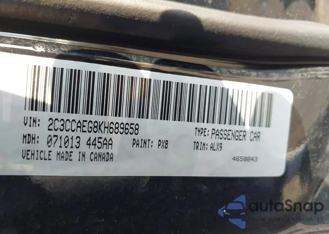 2C3CCAEG8KH689658: 43335922