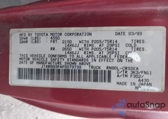 JT4RN93P4P5079739: 43336243