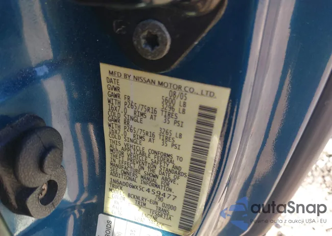 1N6AD06WX5C459477: 43335300