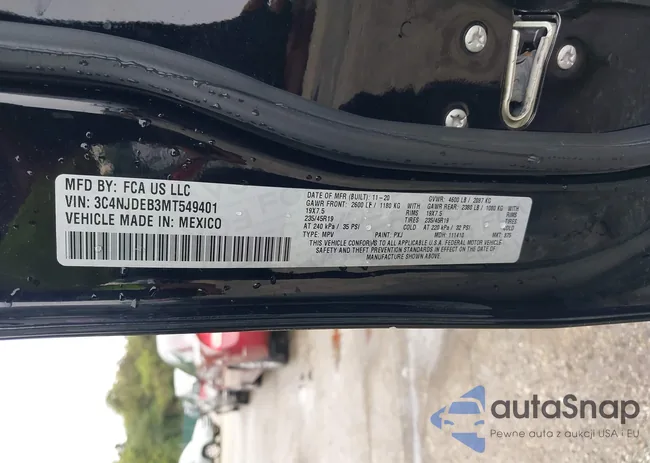 3C4NJDEB3MT549401: 43335521