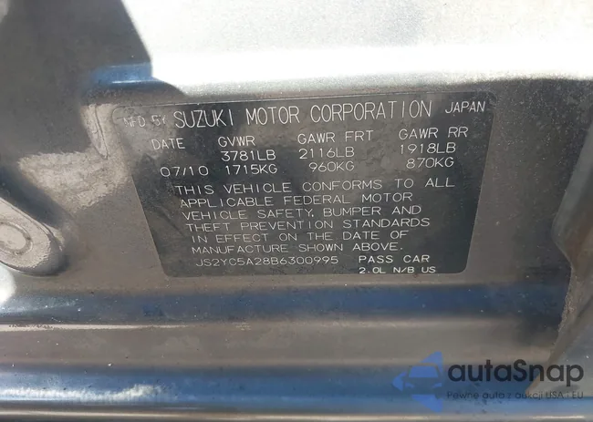 JS2YC5A28B6300995: 43335559