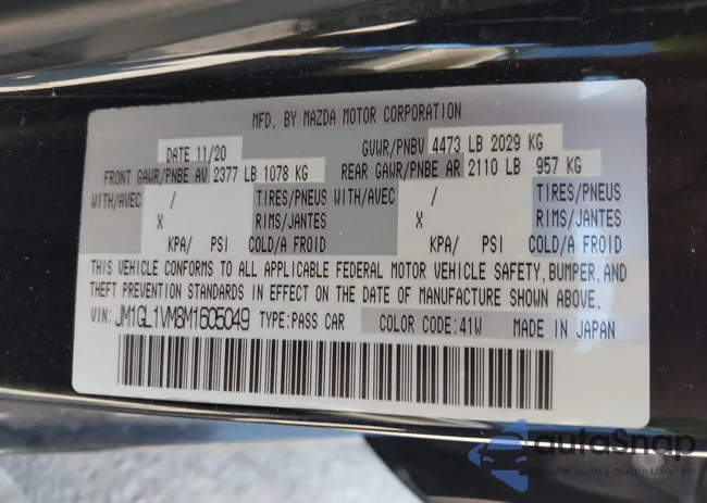 JM1GL1VM8M1605049: 43335618