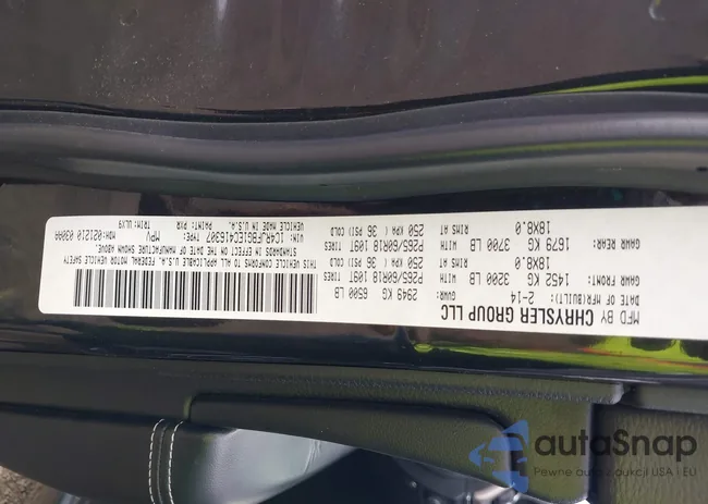 1C4RJFBG1EC416307: 43336836