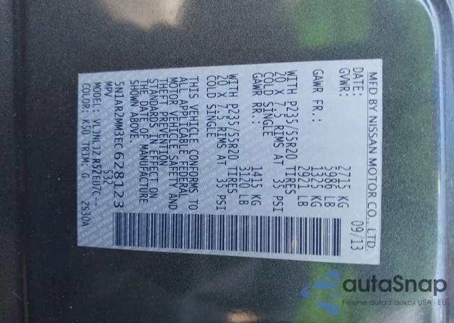 5N1AR2MM3EC628123: 43336927