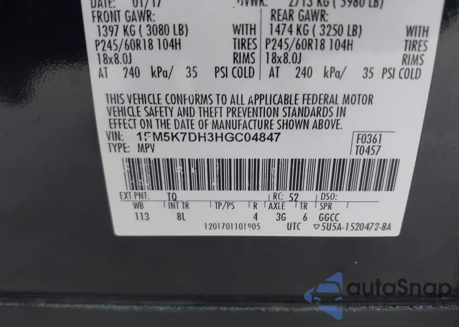 1FM5K7DH3HGC04847: 43336320