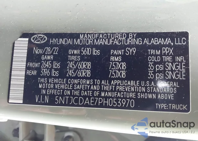 5NTJCDAE7PH053970: 43336343