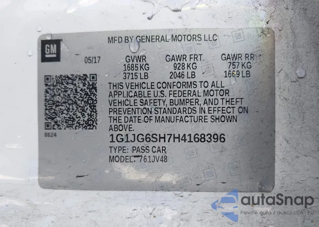 1G1JG6SH7H4168396: 43336357