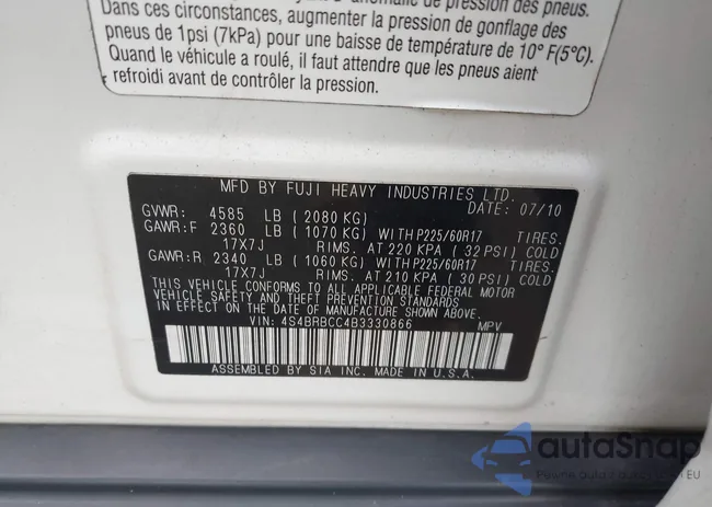 4S4BRBCC4B3330866: 43337704