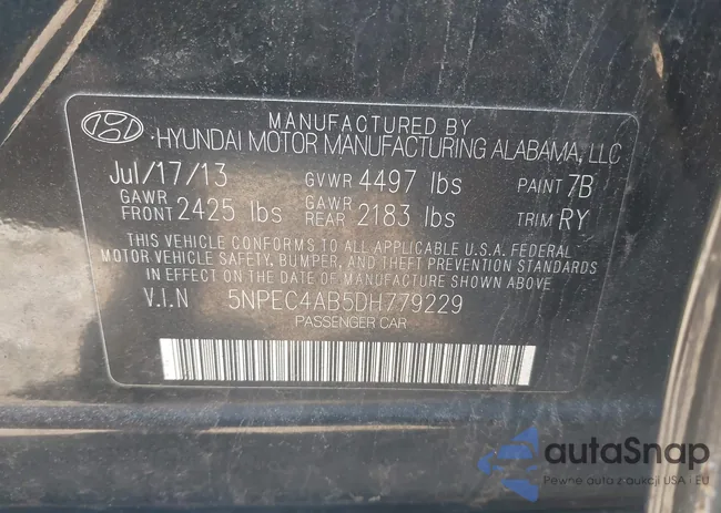 5NPEC4AB5DH779229: 43337730