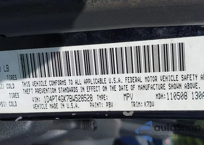 1D4PT4GK7BW528528: 43337868