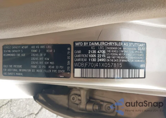 WDBJF70J41X057815: 43338222