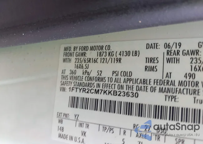 1FTYR2CM7KKB23630: 43338702