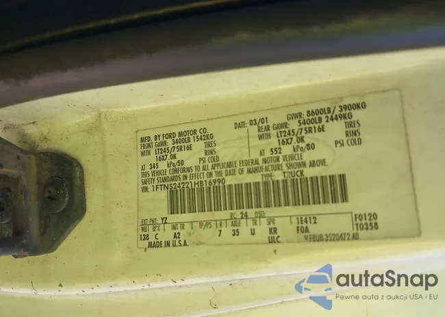 1FTNS24221HB16990: 43338954