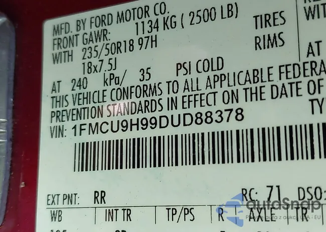 1FMCU9H99DUD88378: 43339041