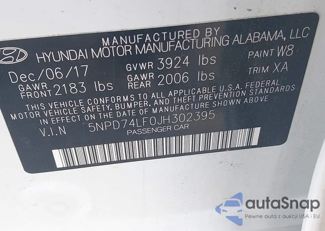 5NPD74LF0JH302395: 43339192