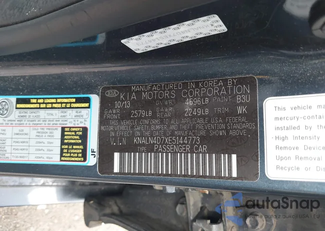 KNALN4D7XE5144773: 43338406