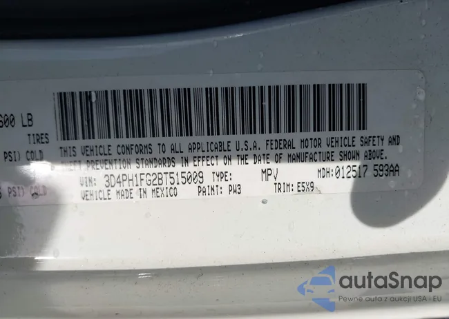 3D4PH1FG2BT515009: 43339800