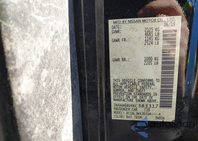 1N4AA6AV4KC383317: 43339656