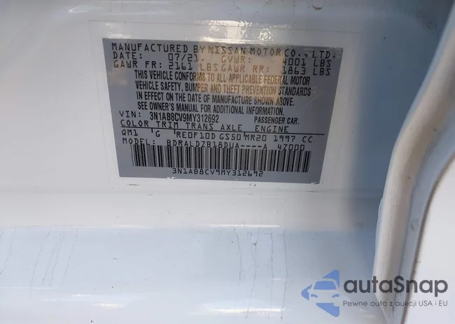 3N1AB8CV9MY312692: 43339676