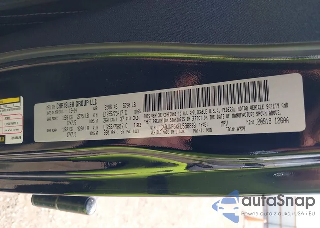 1C4BJWFGXFL598828: 43340774