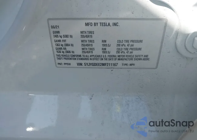 5YJYGDEE2MF211167: 43340936