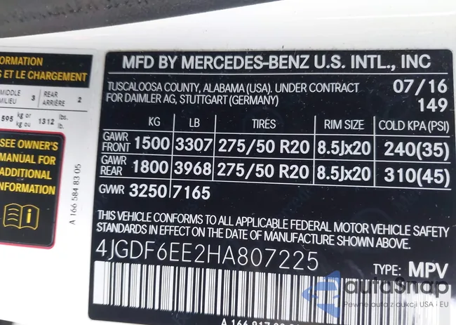 4JGDF6EE2HA807225: 43340446