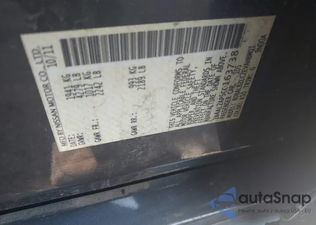 1N4AL2AP5CC163738: 43340505