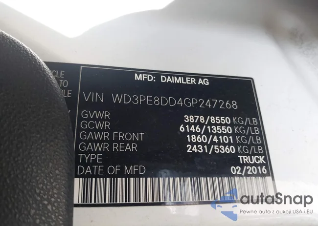 WD3PE8DD4GP247268: 43341856