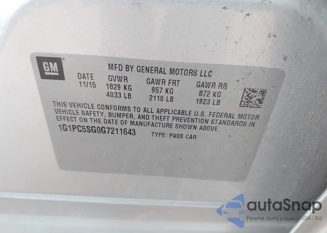 1G1PC5SG0G7211643: 43342069