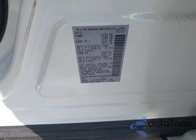 5N1DR2MN2HC902888: 43342077