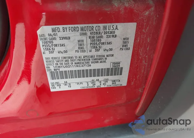 1FMYU02111KC37126: 43342256