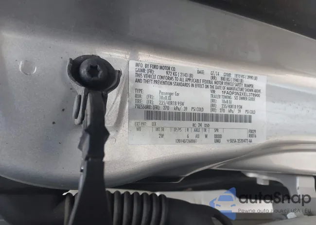 1FADP3N2XEL378900: 43341331