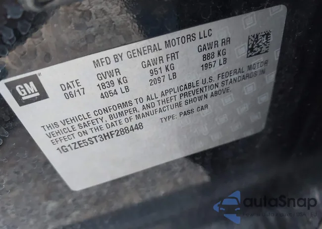 1G1ZE5ST3HF288448: 43341558