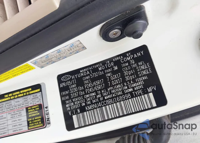 KM8NU4CC8BU168998: 43341586