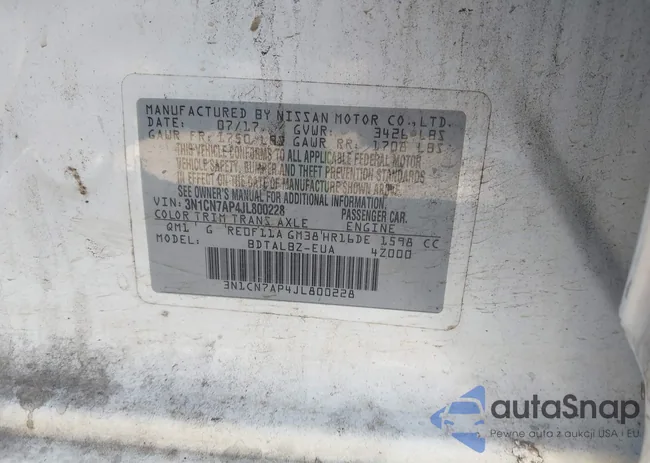 3N1CN7AP4JL800228: 43342959