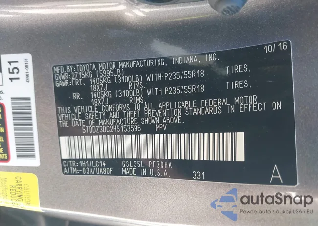 5TDDZ3DC2HS153596: 43342973