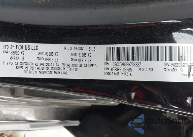 1C3CCCAB3FN730927: 43343021