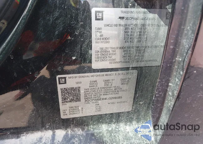 3GCPWBEH4LG208485: 43343053