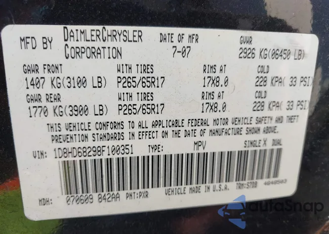 1D8HD68298F100351: 43343217