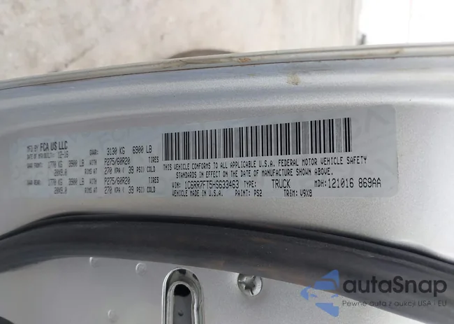 1C6RR7FT5HS633463: 43342352