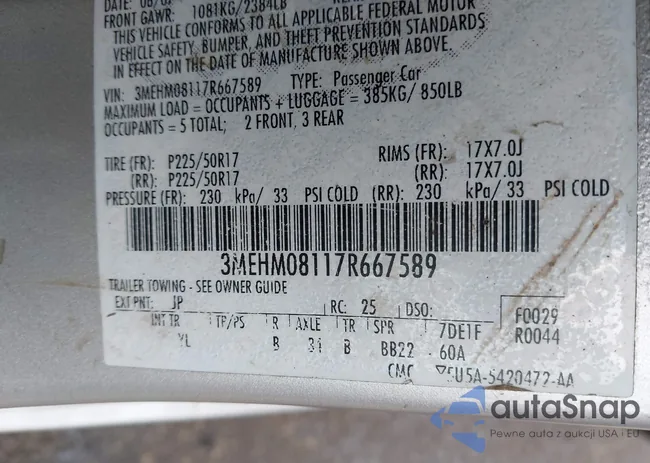 3MEHM08117R667589: 43342427