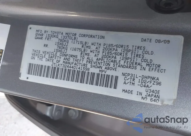 JTLKT324440141598: 43342496