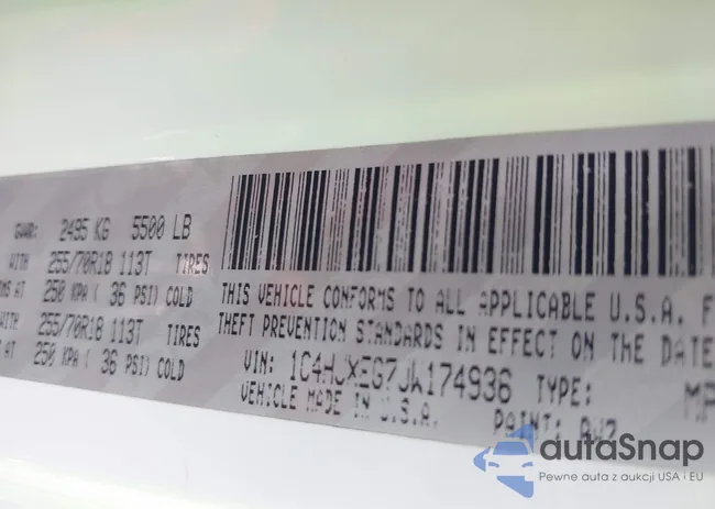 1C4HJXEG7JW174936: 43343701