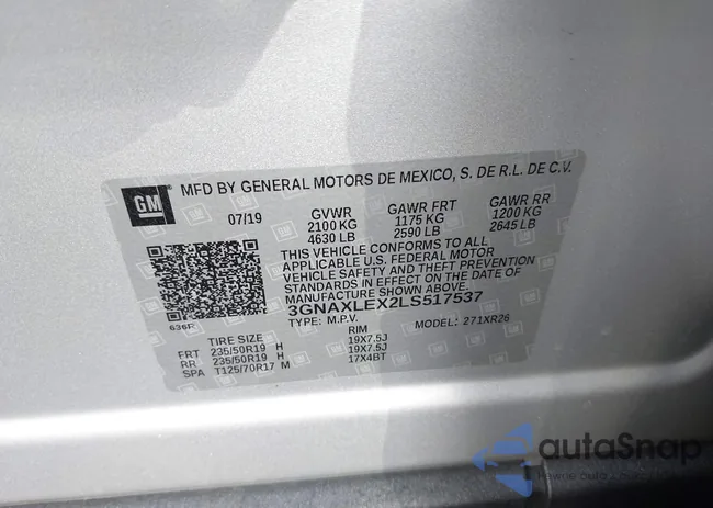 3GNAXLEX2LS517537: 43343970