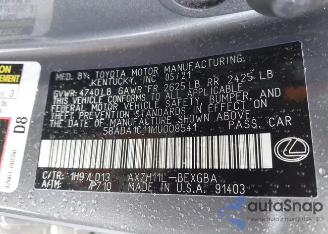 58ADA1C11MU008541: 43344056