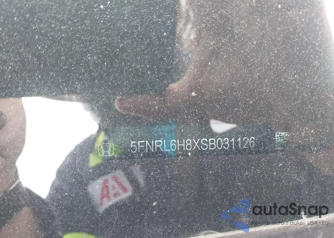 5FNRL6H8XSB031126: 43343437