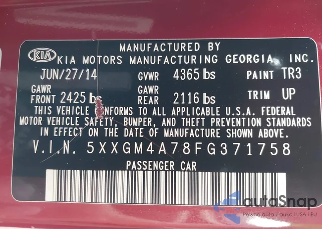 5XXGM4A78FG371758: 43344732