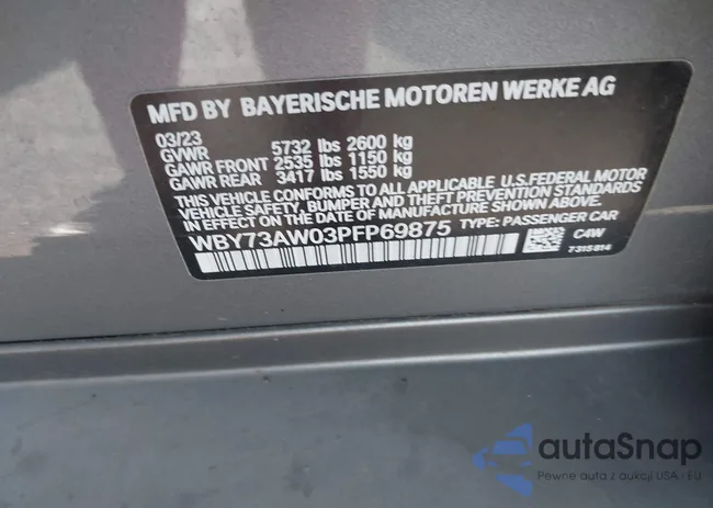 WBY73AW03PFP69875: 43344822