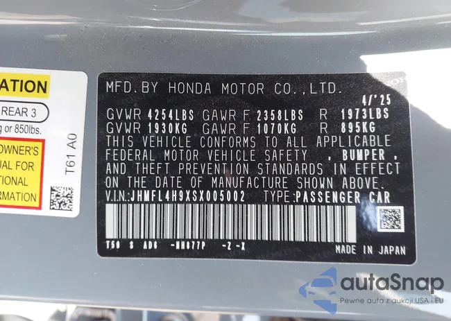 JHMFL4H9XSX005002: 43344960